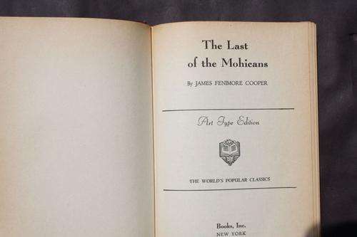THE LAST OF THE MOHICANS - J.F.COOPER