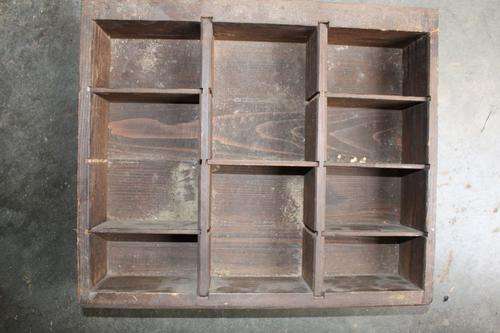 OLD PHARMACY DRAWER - NOW DISPLAY UNIT - 380 X 330 X 95 MM