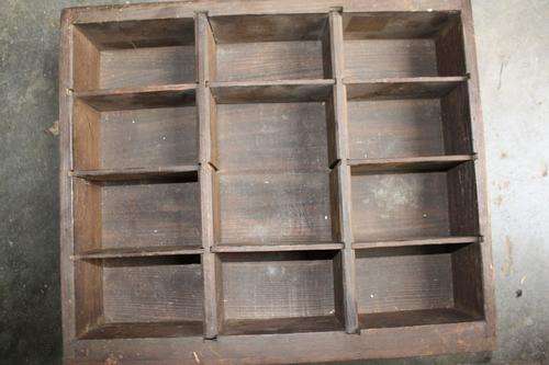 OLD PHARMACY DRAWER - NOW DISPLAY UNIT - 380 X 330 X 95 MM