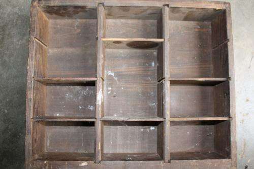 OLD PHARMACY DRAWER - NOW DISPLAY UNIT - 380 X 330 X 95 MM
