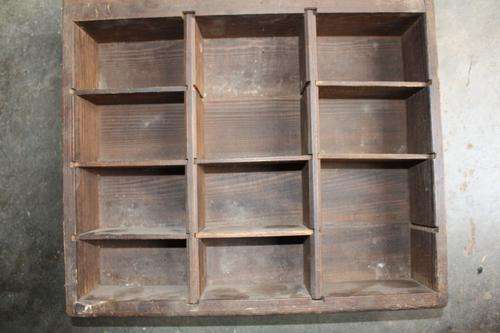OLD PHARMACY DRAWER - NOW DISPLAY UNIT - 380 X 330 X 95 MM