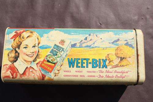 WEET - BIX TIN BOX  - 65 YEARS IN S.A. - PROMOTIONAL TIN