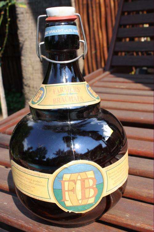 GLASS BOTTLE - FARMER BRAUHAUS  DRAUGHT