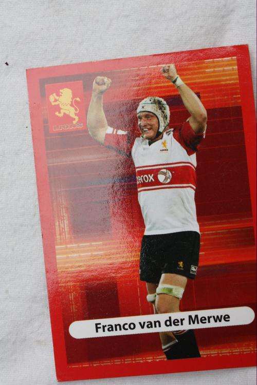 BIG BALL RUGBY - LIONS - FRANCO VAN DER MERVE