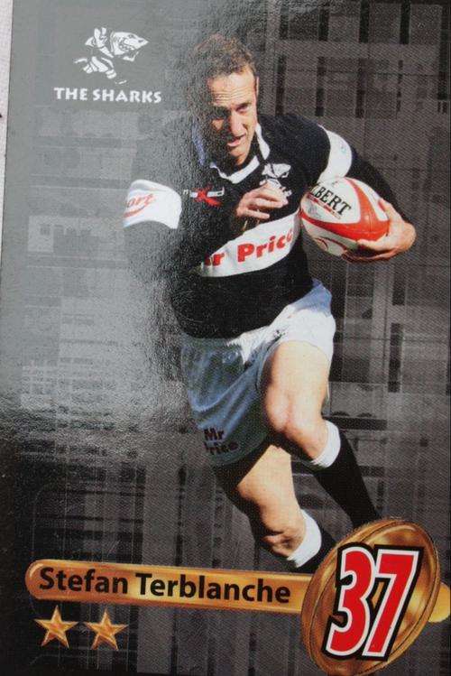 BIG -BALL RUGBY - SHARKS - STEFAN TERBLANCHE