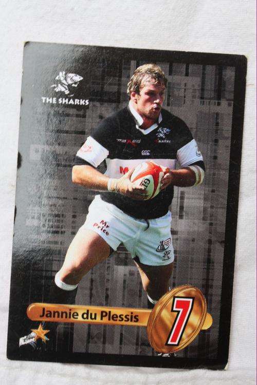 BIG - BALL RUGBY - SHARKS - JANNIE DU PLESSIS