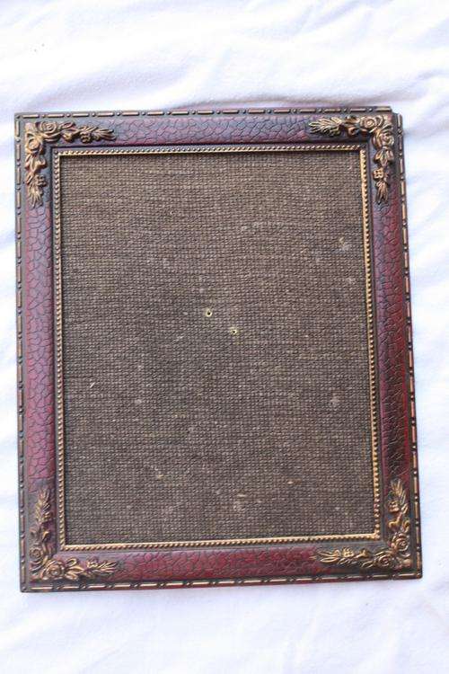 OLD LEATHER PHOTO FRAME - 280 X 230 MM