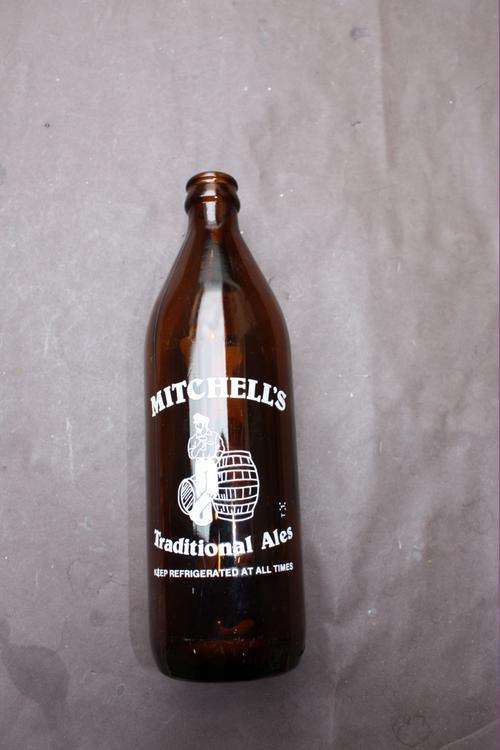 GLASS BOTTLE - MITCHELL'S - TRADITIONAL ALE