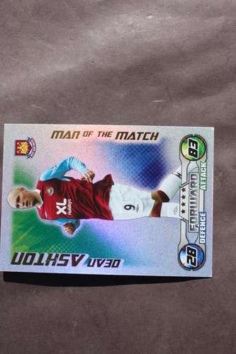 MATCH ATTAX CARD - DEAN ASHTON - MAN OF THE MATCH