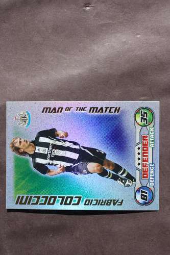 MATCH ATTAX CARD - FABRICIO COLDCCINI - MAN OF THE MATCH