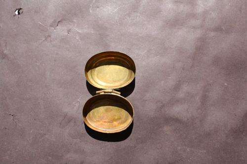 BRASS PILL BOX -FOR PRINTERS TRAY - PLEASE HAVE A LOOK