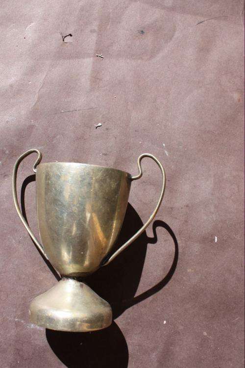 SMALL TROPHY - ENGRAVED - 65 MM HIGH - JOHNSON & JOHNSON 1960