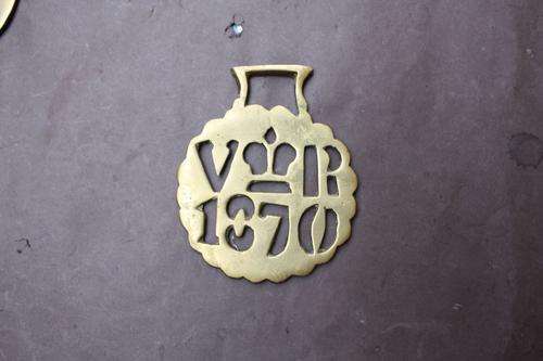 BRASS HORSE BRASS - 70 MM DIAM.