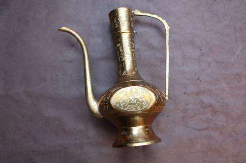 BRASS CAN - 190 MM HIGH - NO LID - PLEASE HAVE A LOOK