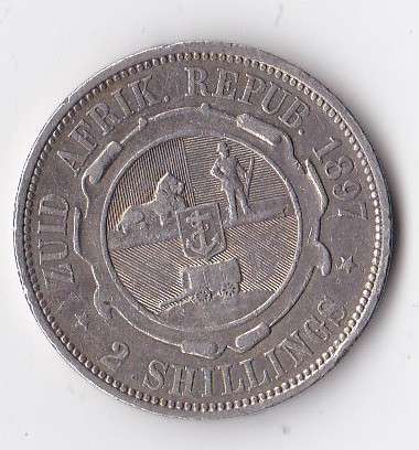 1897 Z.A.R. 2 SHILLINGS *R1 START* NO RESERVE