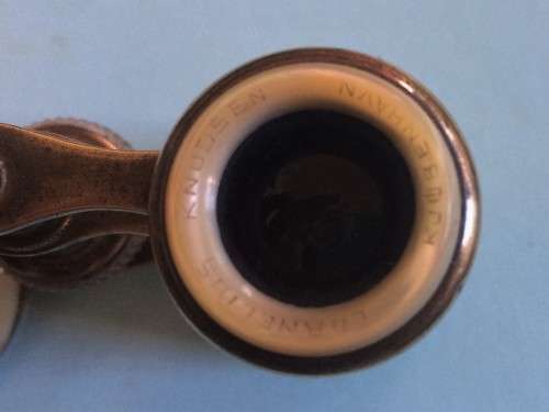 Gorgeous Brass and Mother of Pearl Opera Glasses