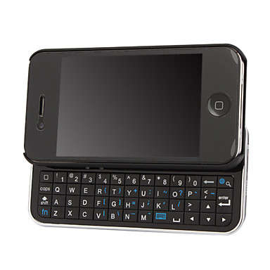 IPHONE 4/4S SLIDE-OUT MINI KEYBOARD + BATTERY BACKUP