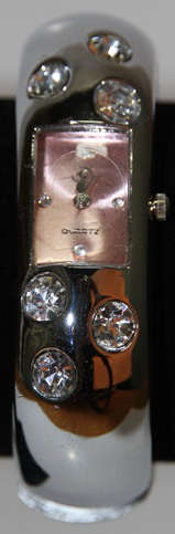 LADIES BANGLE WATCH - PINK FACE - VICTORY CLOUD