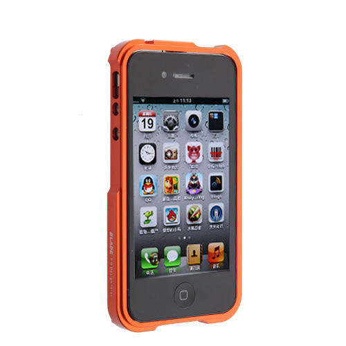BLADE IPHONE METAL BUMPER CASE - DARK ORANGE