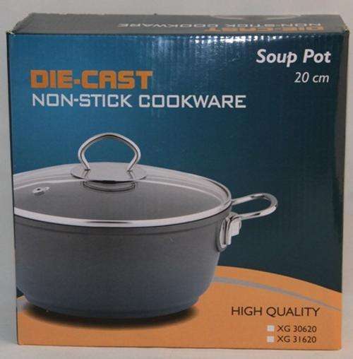 SOUP POT - NON STICK - DIE CAST - 20CM