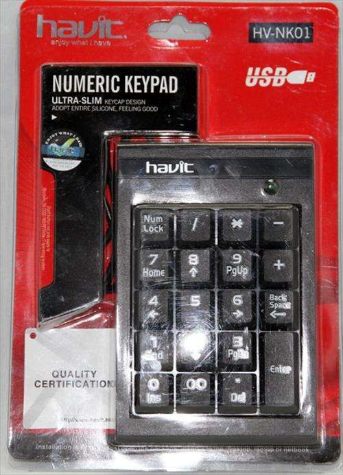 Numeric Keypad USB - Ultra-Slim