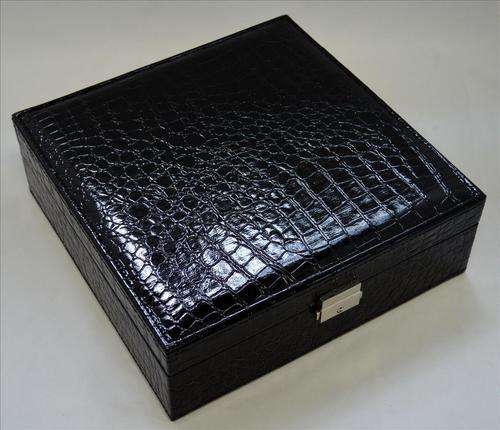 Jewellery Display Box - Red Patent PU Leather