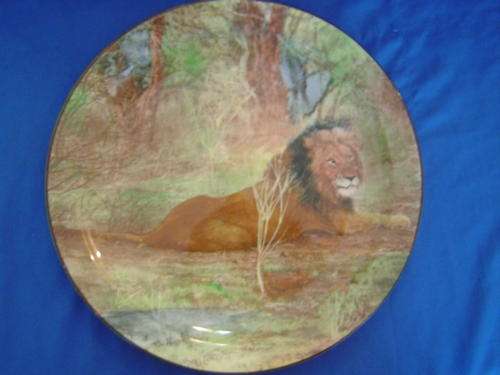 Royal Doulton Lion Plate Krugerpark
