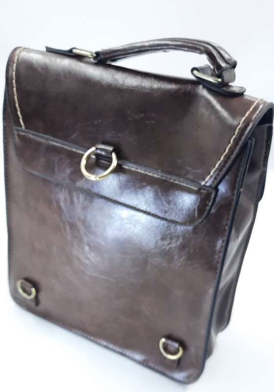 #SHOULDER OR BACKPACK BAG ! brown !!