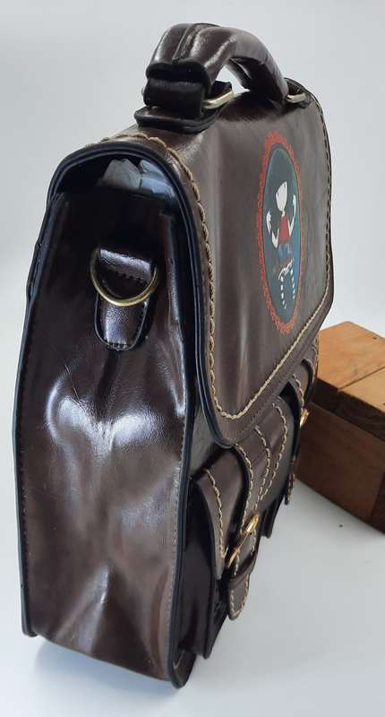 #SHOULDER OR BACKPACK BAG ! brown !!