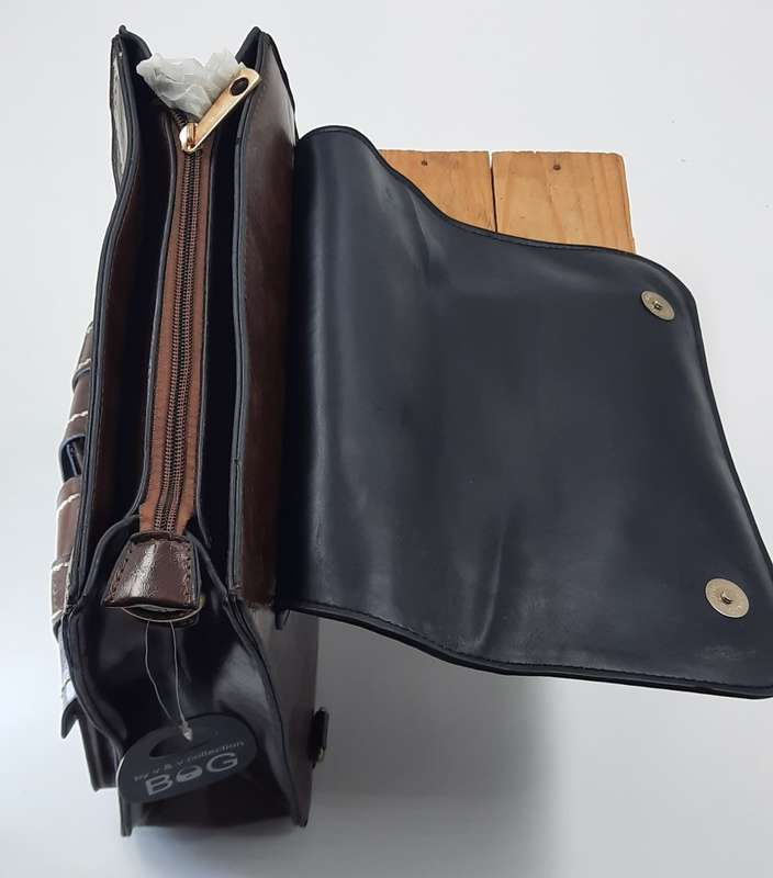 #SHOULDER OR BACKPACK BAG ! brown !!