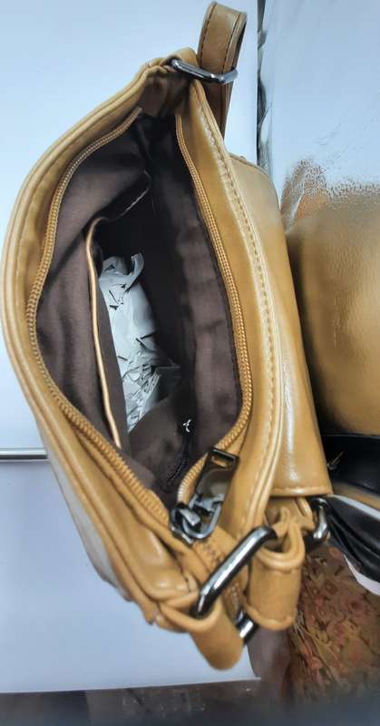 sling bag LIGHT BROWN WINDMILL DESIGN