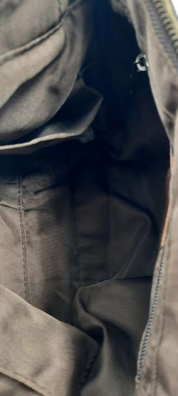 **STUNNING CAMO STYLE BAG** part genuine leather and part canvas!!VIVACE