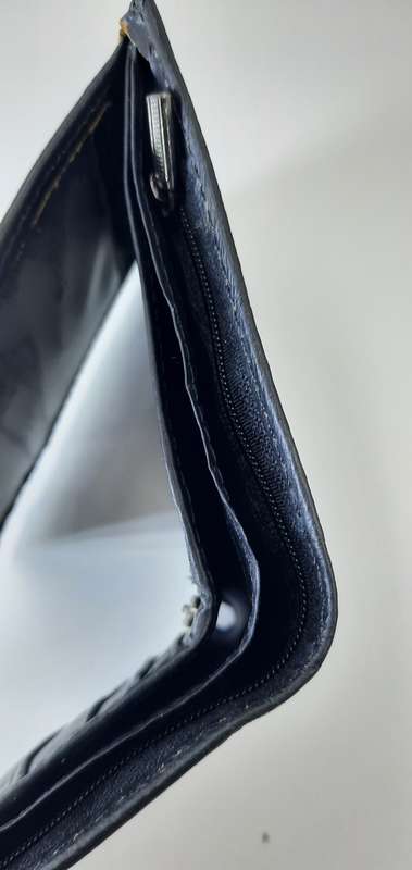 Genuine Leather Cowhide Wallet by Camel Mountain in Black