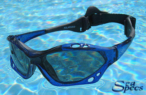 SEA SPECS ADJUSTABLE STRAP!POLARISED!COBALT BLUE)*FREE SHIPPING*