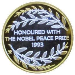 mandela coin,bi metal,bi-metal