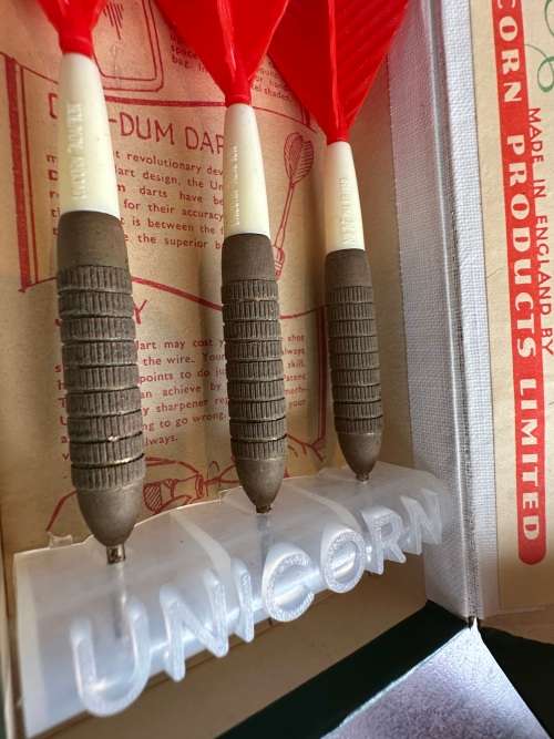 Unicorn Darts - antique set