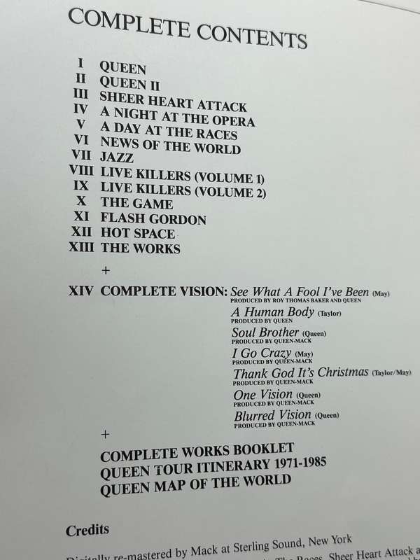 Queen - the complete works