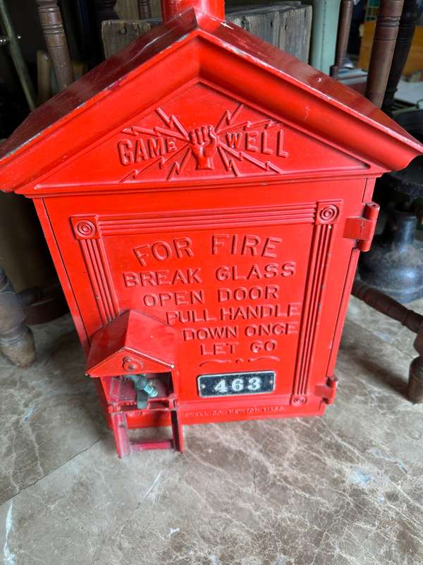 Gamewell Antique Fire Alarm Box