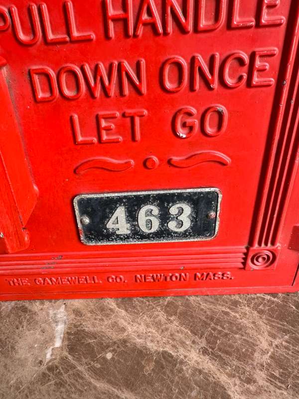 Gamewell Antique Fire Alarm Box