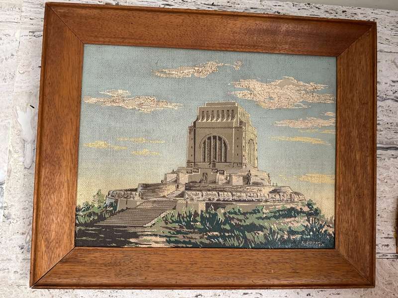 Carlo Sdoya oil painting-Voortrekker Monument .