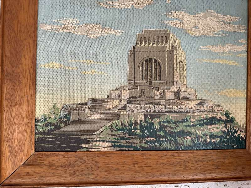 Carlo Sdoya oil painting-Voortrekker Monument .