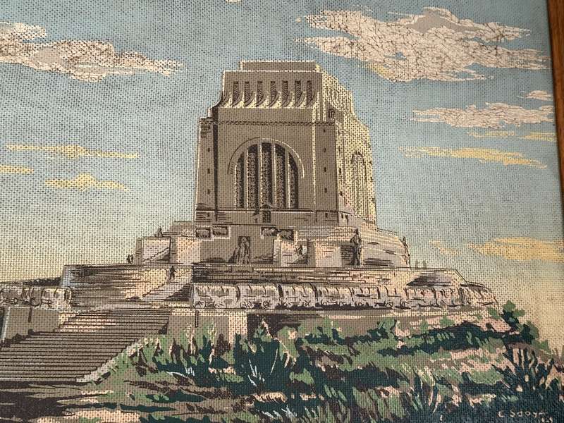 Carlo Sdoya oil painting-Voortrekker Monument .