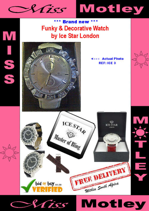 Ice Star London Womens Watch "BOXED" **BRAND NEW*- Funky & Decorative