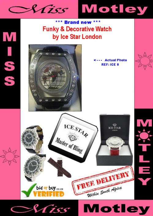 Ice Star London Mens Watch "BOXED" **BRAND NEW* - Funky & Decorative