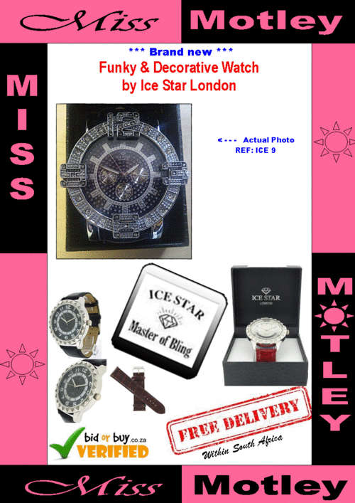 Ice Star London Mens Watch "BOXED" **BRAND NEW* - Funky & Decorative