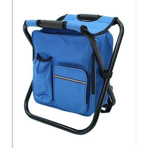 Foldable Multi-Function Backpack Beach Chair With Cooler Bag Storage