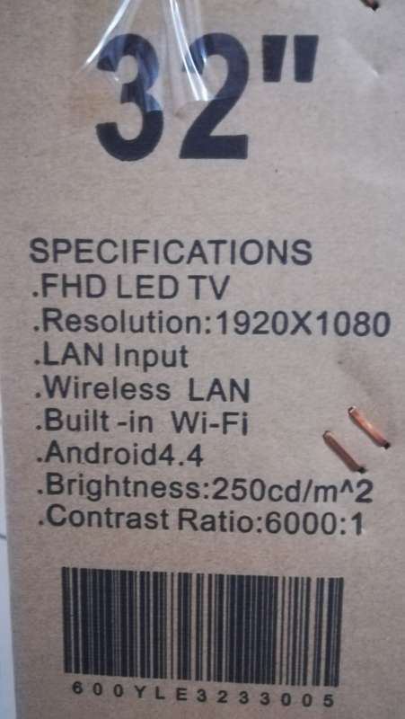 Lexuco 32" FHD SMART LED TV YLE-3233