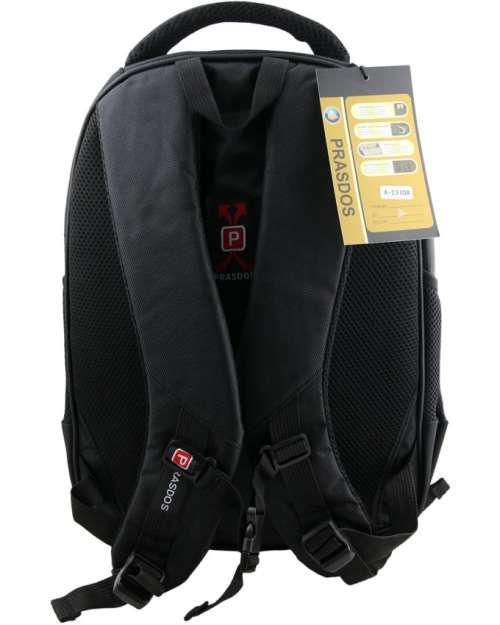 Prasdos Backpack for 15.4" Laptops - Black One Size