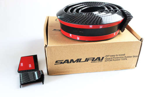 Carbon Fiber Looking Decoration SAMURAI Universal Rear Spoiler W: 3.5cm L:1.5m
