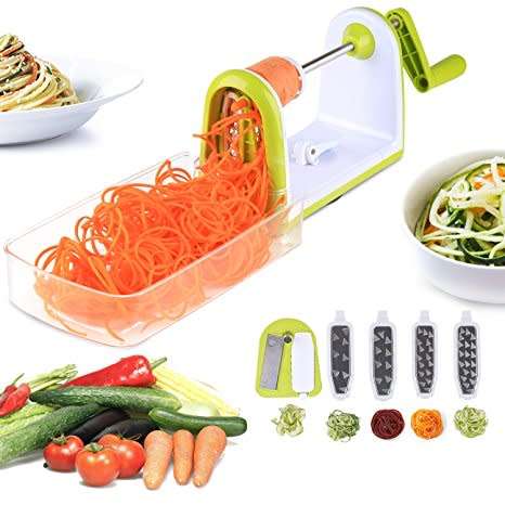 5-Blade Spiralizer Vegetable Slicer